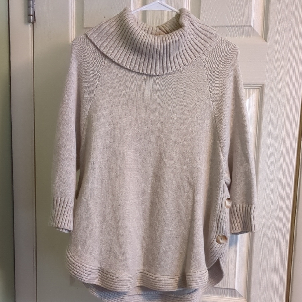 Old Navy Cream Cowl Neck Sweater